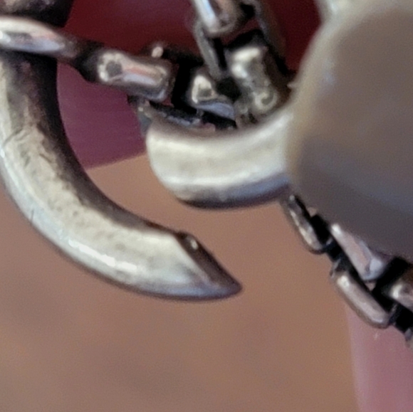 David Yurman Sterling Silver Charm/Amulet Holder Necklace 24" - Picture 5 of 7